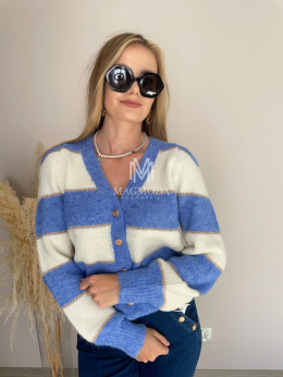 Sweter/kardigan ROZI niebieski